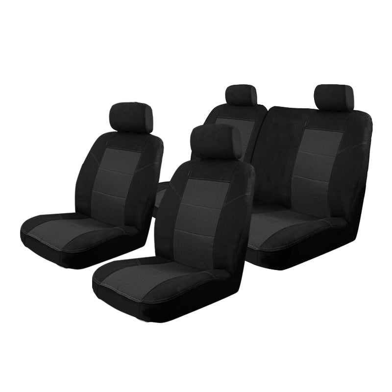 Esteem Velour Seat Covers Set Suits Daewoo Kalos 4 Door Hatch 04/2003-12/2004 2 Rows