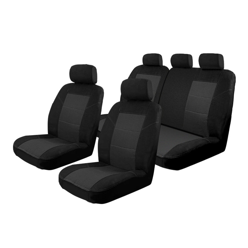 Seat Covers Set Suits Mazda 3 BP Series G20 Pure 4 Door Sedan 4/2019-On Esteem Velour 2 Rows