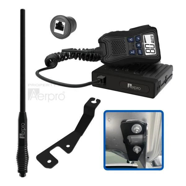 Hideaway 5W UHF CB Radio suit Mitsubishi Triton 2019-On APMTCBH1