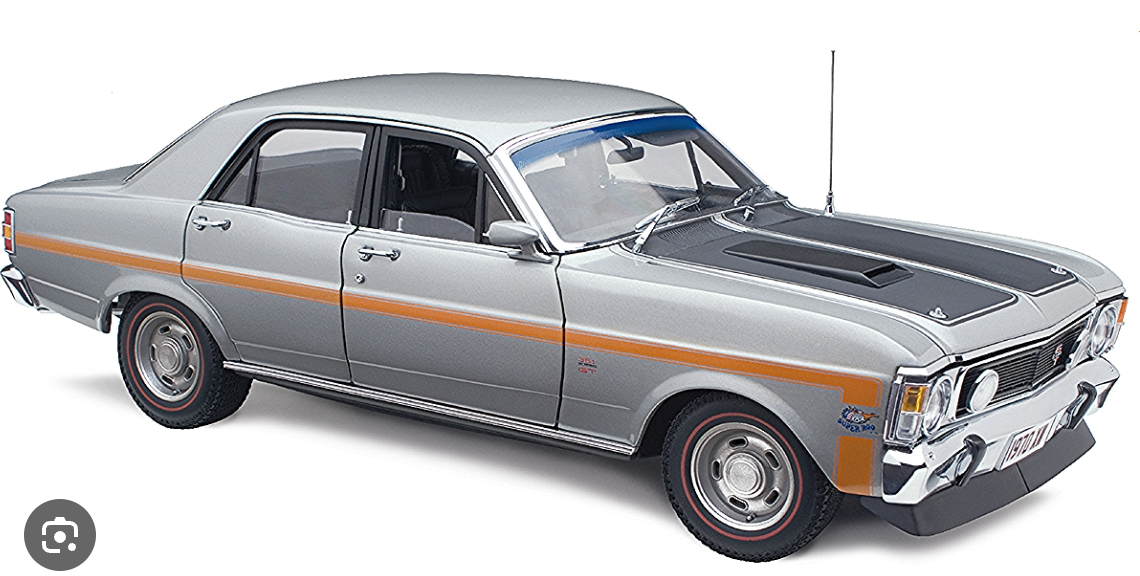 1:18 Ford XW Falcon Phase II GT-HO Silver Fox 18836 Classic Carlectables