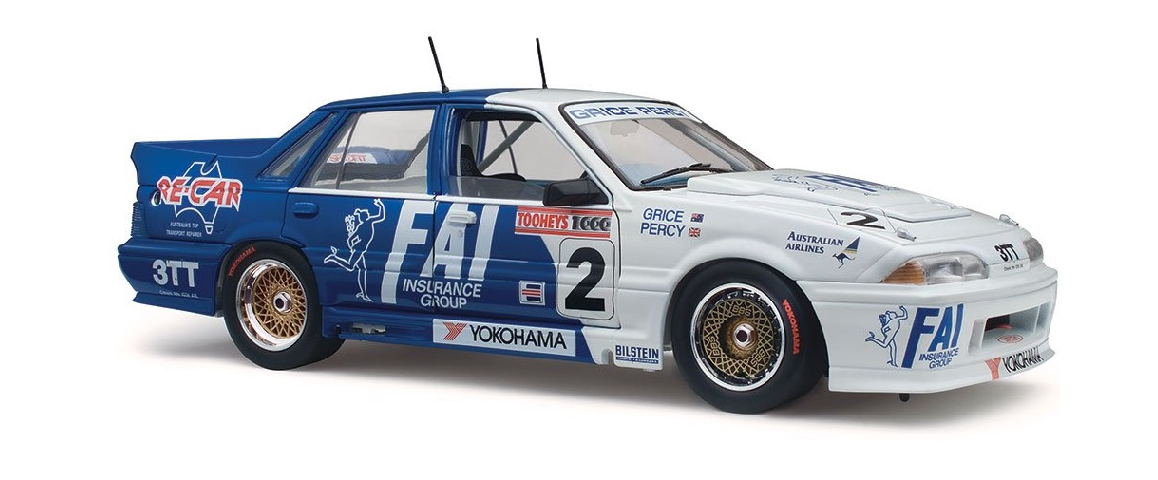 1:18 Classic Carlectables Holden VL Commodore Grice/Percy 1988 Bathurst 18825