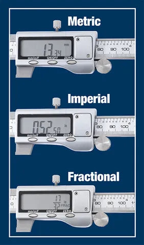 ITM - Digital Vernier Caliper Metric/AF Fractional 200mm TM610-220