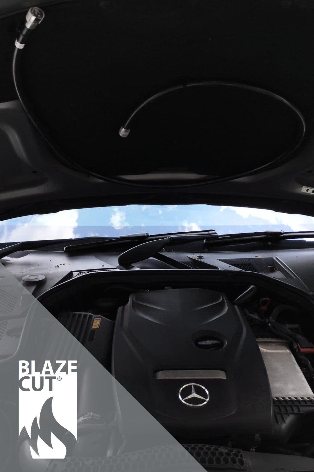 Blazecut Black T Automatic Fire Suppression System For Cars, Caravans, Boats, Switchboards 2 Metre T200E-BLK