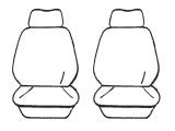 Esteem Velour Seat Covers Set Suits Mercedes A 150 - A 200 2 Door Hatch 2006-2011 2 Rows