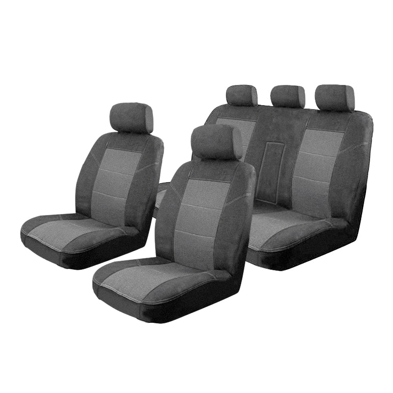 Esteem Velour Seat Covers Set Suits Mercedes E200 Kompressor Sedan 2006 2 Rows