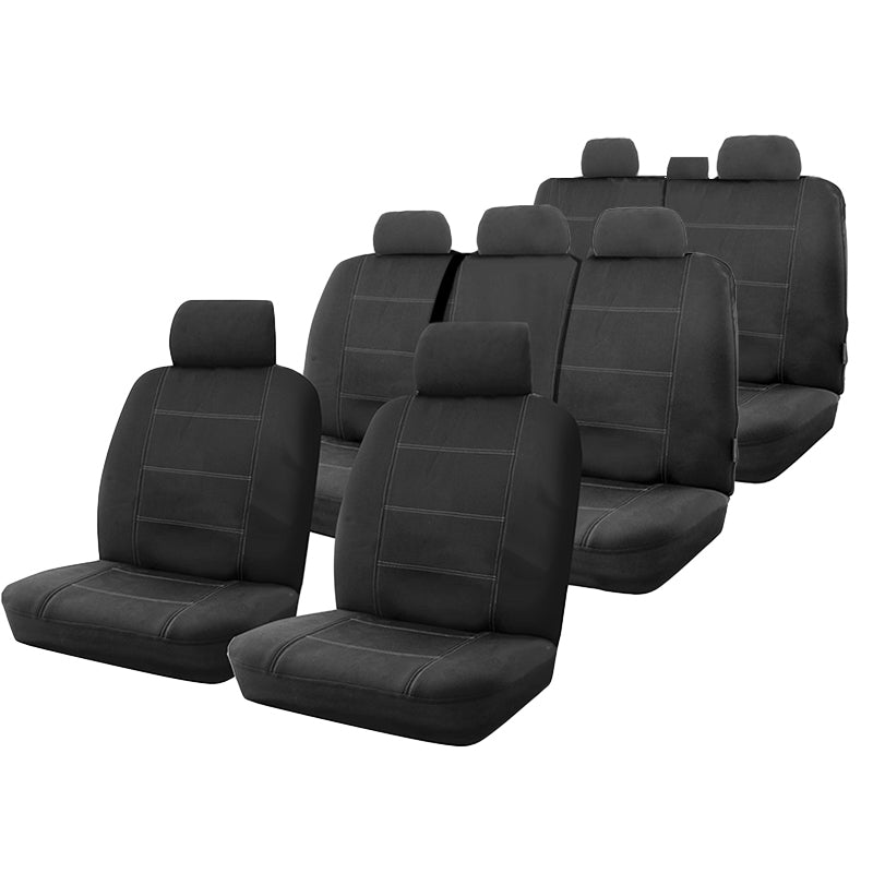 Wet N Wild Neoprene Seat Covers suits Toyota Landcruiser 200 Series 8 Seater GX/GXL Wagon 11/2007-7/2021 3 Rows