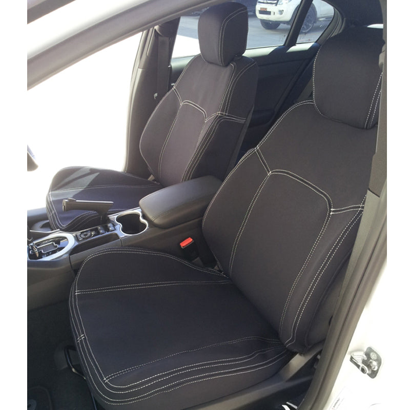 Wet Seat Neoprene Seat Covers Suits Mazda BT-50 B32P XTR (includes HiRider)/GT Dual Cab 8/2015-7/2020 Black