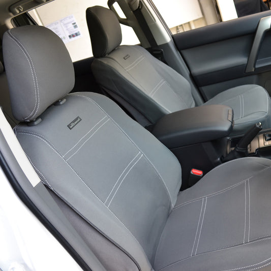 Wet Seat Grey Neoprene Seat Covers suits Toyota Rav4 ALA-49R GXL Wagon 3/2013-1/2019