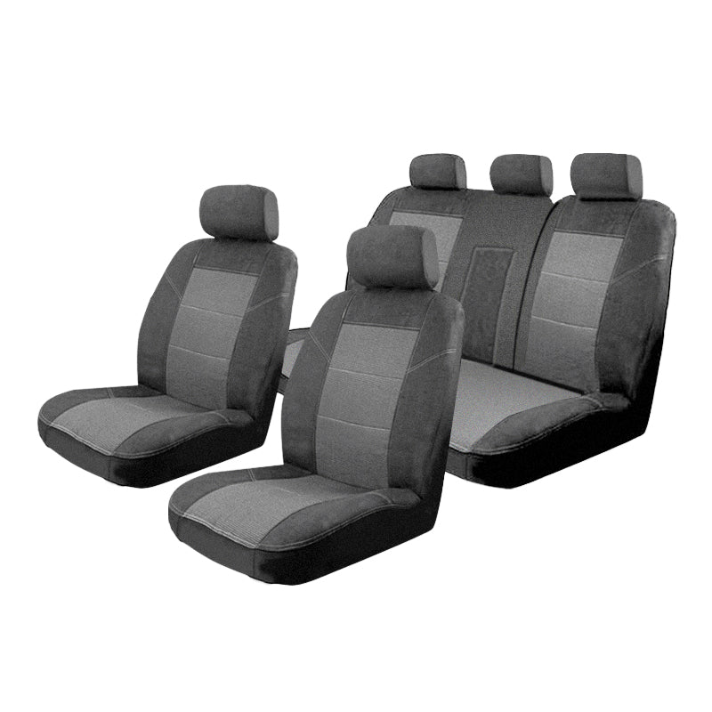 Velour Seat Covers Set Suits Toyota Yaris Sedan 03/2006-09/2010 NCP93R YRS / YRX 2 Rows