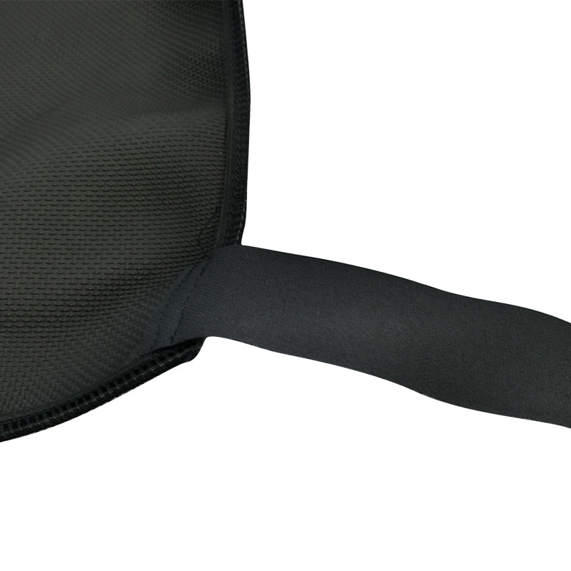 Wet Seat Black Neoprene Seat Covers Suits Mitsubishi Triton (All Except Exceed) Dual Cab 6/2015-10/2018 Black Stitching