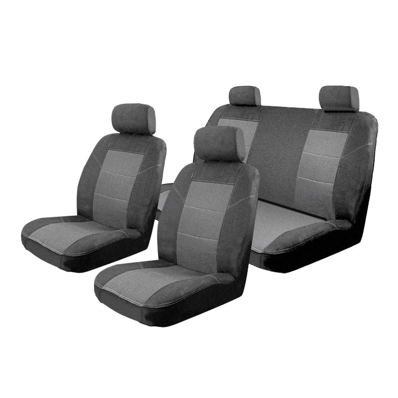 Esteem Velour Seat Covers Set Suits Toyota Landcruiser VDJ79R GXL Dual Cab 10/2012-On 2 Rows