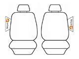 Velocity Full Wetsuit Neoprene Seat Covers suits Toyota Landcruiser 76/79 Series Workmate / GXL 3/2007-On 2 Rows