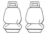 Esteem Velour Seat Covers Set Suits Holden Commodore Calais 4 Door Sedan 1984-1985 2 Rows