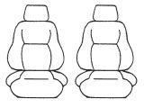 Custom Made Esteem Velour Seat Covers Suits Holden Commodore VE SS SV6 4 Door Wagon 06/2008-5/2013 2 Rows