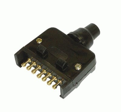 Trailer Products &Raquo; Trailer Socket 7 Pin Plastic Flat