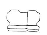 Custom Made Esteem Velour Seat Covers Suits Holden Jackaroo XS / LS Wagon 1991-1995 3 Rows