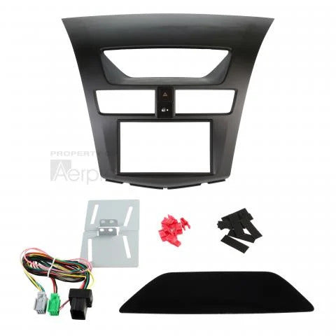 Double Din Black Facia Kit to suit Mazda BT-50 GT XTR 2015-2017 FP9233