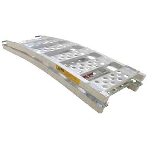 Ramp Dual Curved  Folding Type Aluminium 1pc Loading 340 Kg LM31006