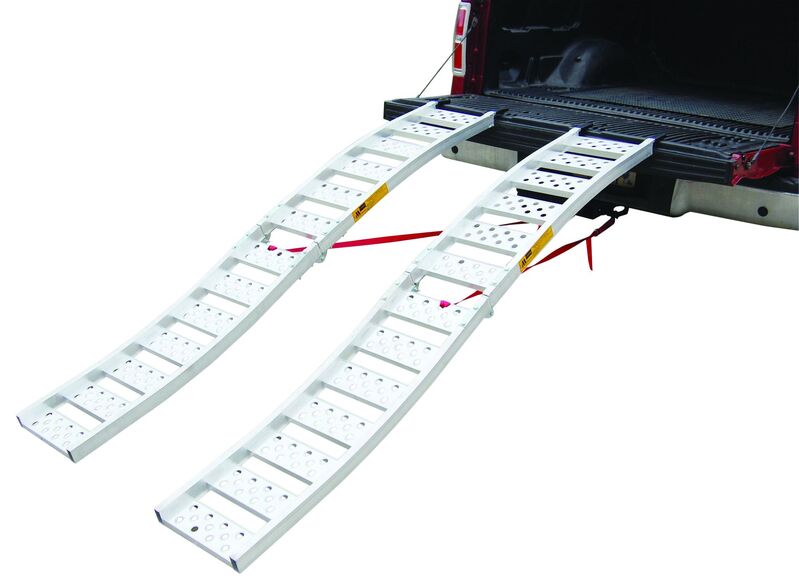 Ramp Dual Curved  Folding Type Aluminium 1pc Loading 340 Kg LM31006