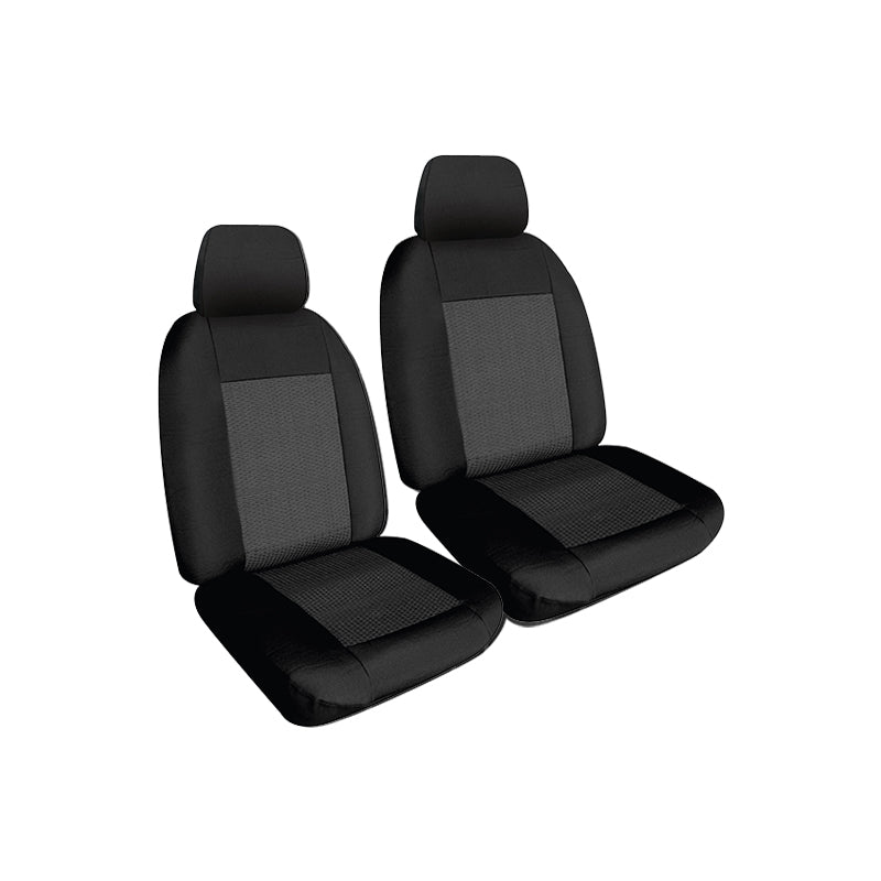 Weekender Jacquard Seat Covers Suits Mazda BT-50 (B19/B30) XT/XS Dual Cab 8/2020-On Waterproof