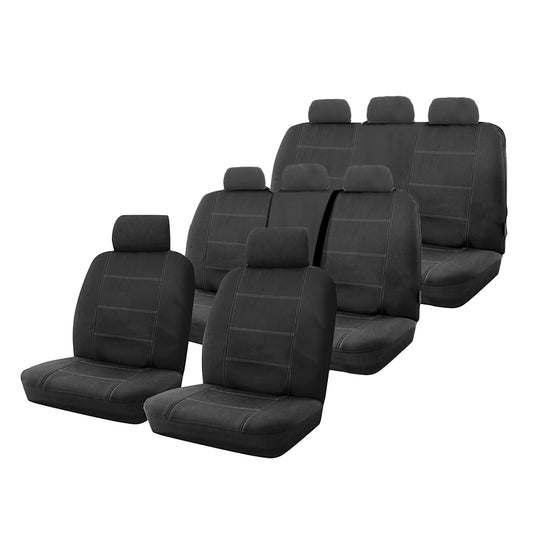 Wet N Wild Neoprene Seat Covers Set Suits Hyundai Staria US4.V1 Base Model, Elite, Highlander Wagon 6/2021-On 3 Rows