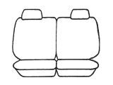 Velour Seat Covers Set Suits Hyundai Santa Fe 7 Seater 4 Door Wagon 5/2006-7/2012 Custom 3 Rows