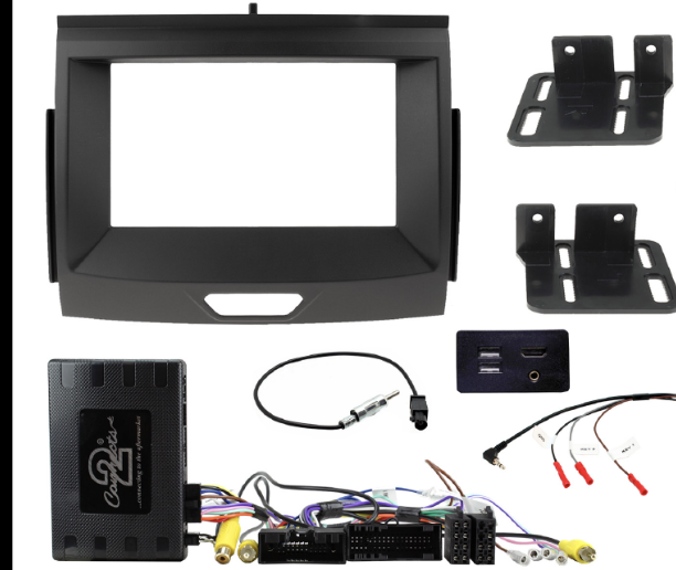 Facia Kit Double Din suit Ford Ranger PX2 PX3 2015-2021 with 8" display SYNC 3 system FP9129CT