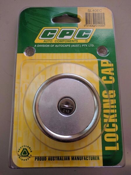 CPC Locking Petrol Cap suits early Camry, Corolla, Crown Express L200, L300, Pajero SL40EC