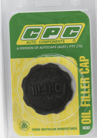 CPC Oil Filler Cap suits most Holden Gemini, Rodeo, Jackaroo, OC02