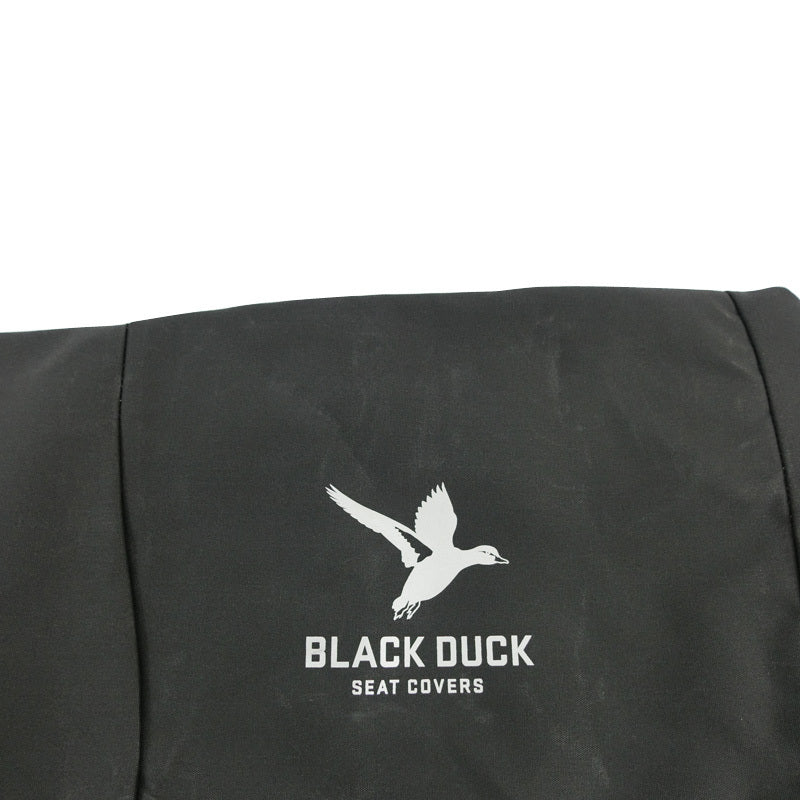 Black Duck Canvas Console & Seat Covers suits Toyota Landcruiser 300 Series 7/2021-On Black