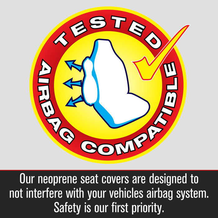 Getaway Neoprene Seat Covers Suits Nissan Navara ST Dual Cab (D40) 11/2011-4/2015 Waterproof