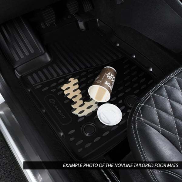 3D Custom Floor Mats Suits Nissan Navara 2016-On Dual Cab 3 Piece EXP.BRC.3D.020.21.210