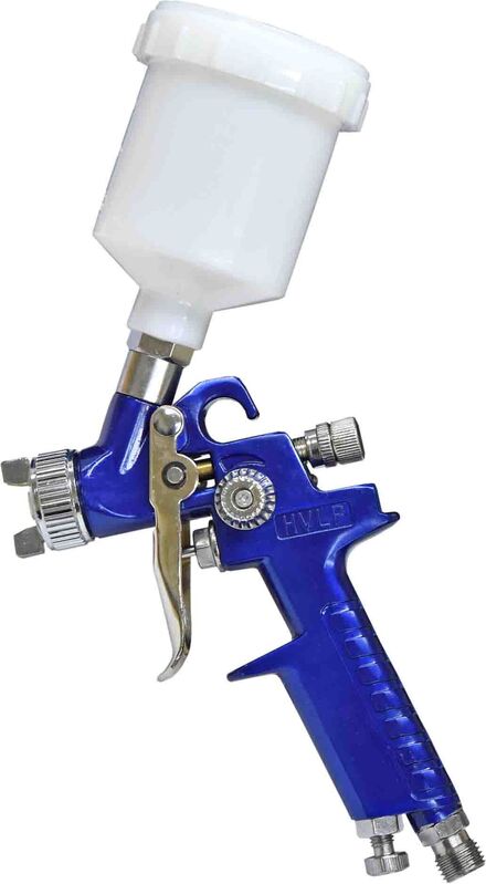 Spray Gun Kit - Gravity Feed 600Ml 1.4Mm Nozzle & & 125Ml 0.8Mm Nozzle