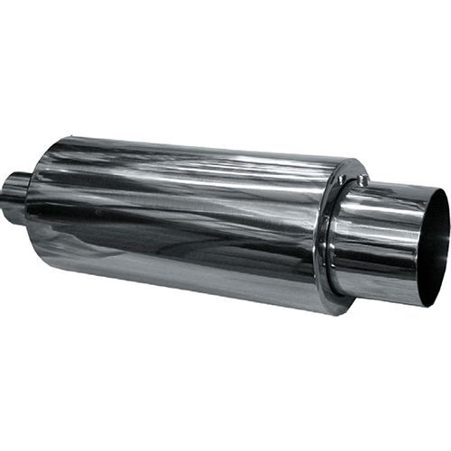 Muffler - Single Outlet Stainless Steel - 460Mm Long, 140 Wide