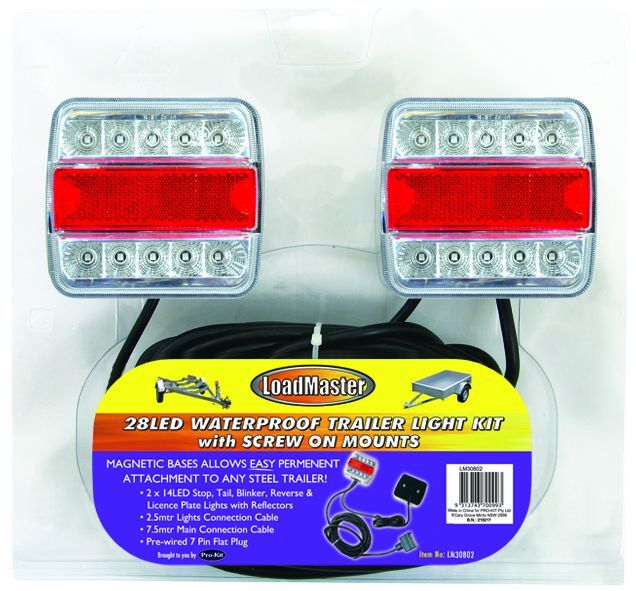 Trailer Lights Board - 36Led 12V Waterproof With Screw On Bases