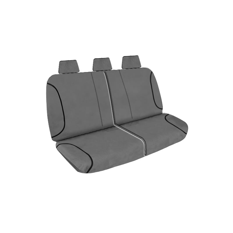 Tradies Canvas Seat Covers suits Toyota Landcruiser Wagon (200 Series) VX/Sahara 8 Seater 9/2007-2011 Grey