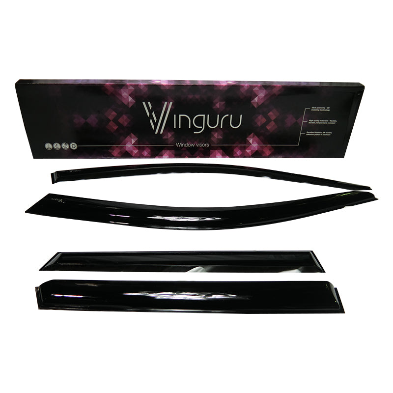 Vinguru Weathershields Suits Hyundai Elantra HD 2006-2011 Sedan 4 Piece AFV51306