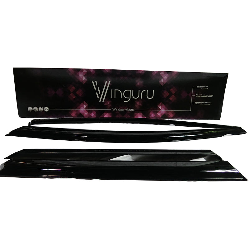 Vinguru Weathershields Suits Hyundai Elantra HD 2006-2011 Sedan 4 Piece AFV51306